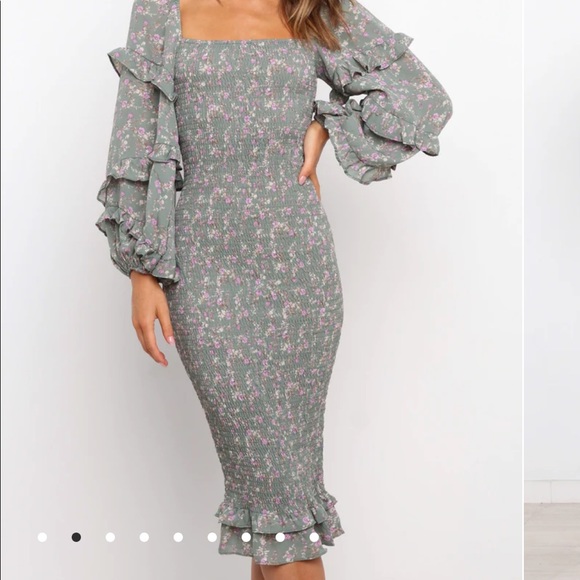 Petal & Pup Dresses & Skirts - Petal and pup bodycon midi in sage